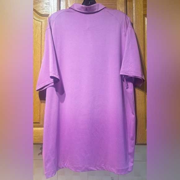 NWOT Nike Tiger Woods Collection Pink Dri Fit Golf Polo Shirt Men’s XL - Picture 6 of 7